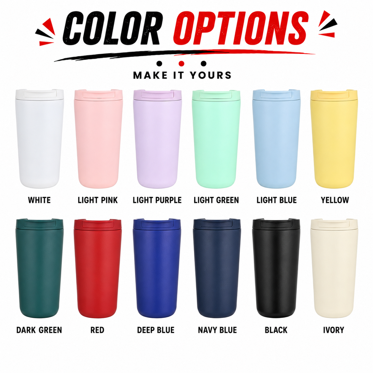 Custom Stainless Steel Coffee Tumbler 380ml