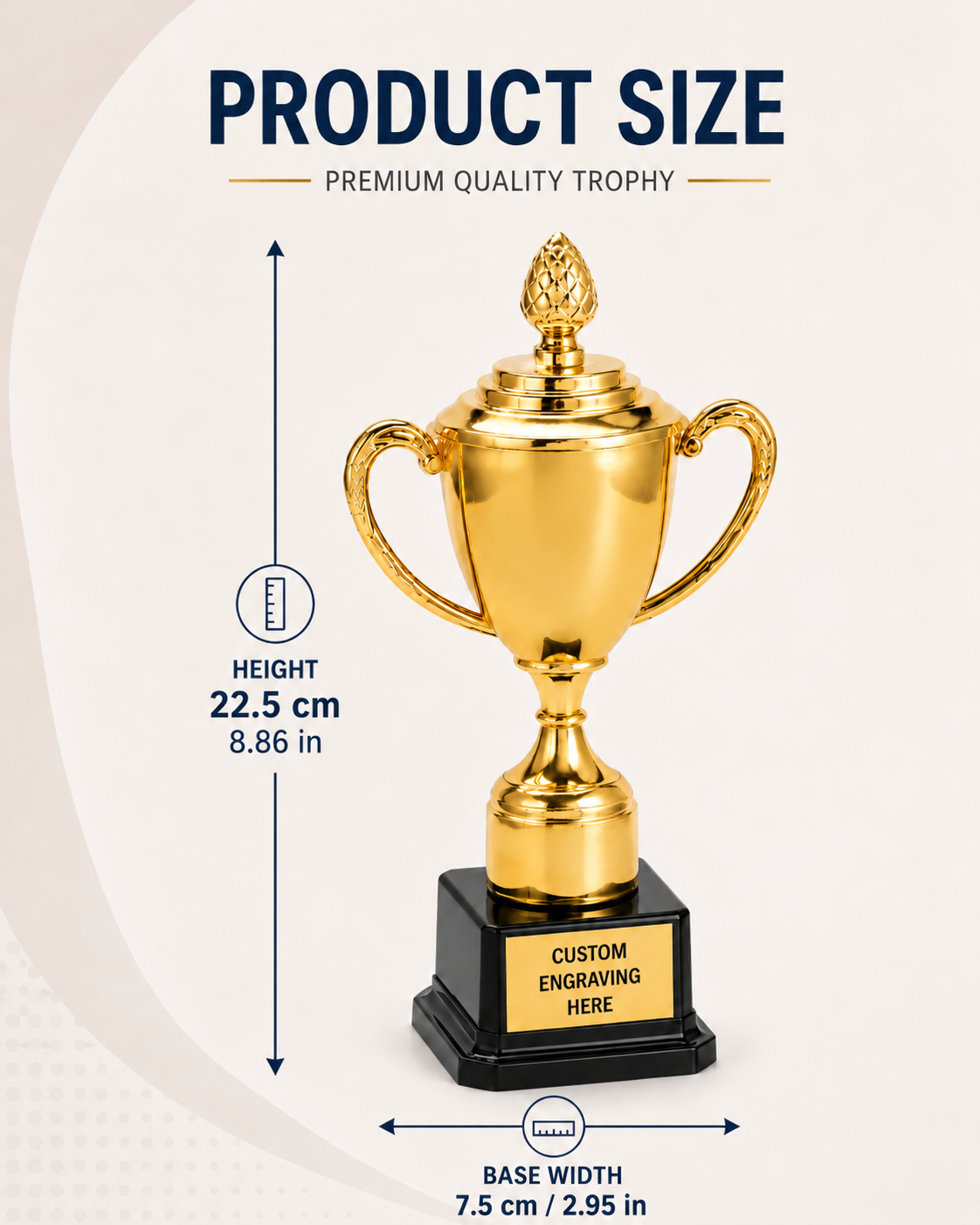 Custom Magnolia Trophy