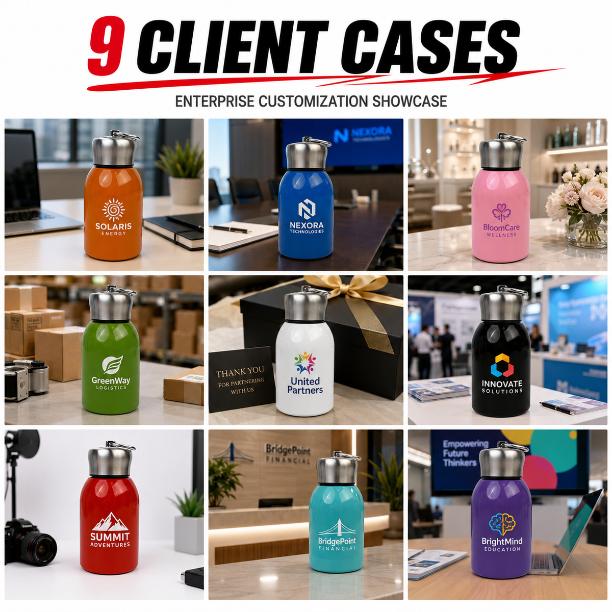 Custom 10oz Mini Bulb Stainless Steel Water Bottle