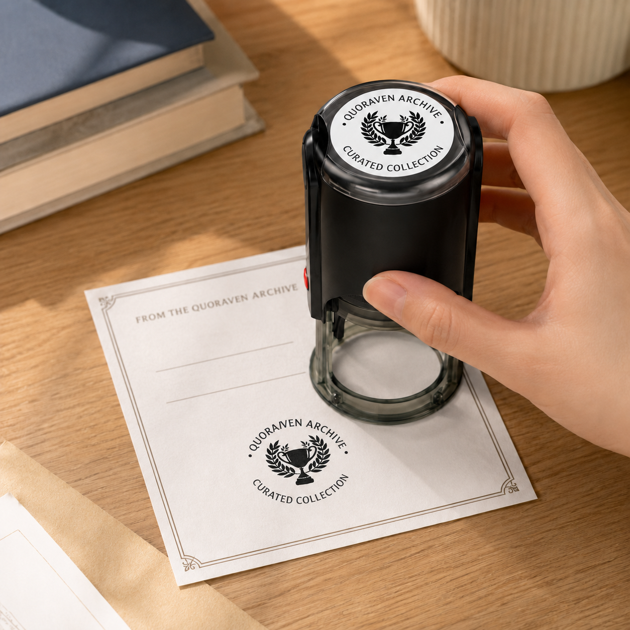 Custom Round Stamp