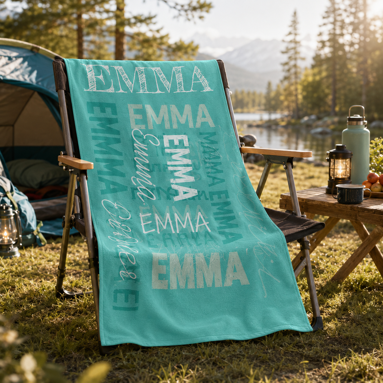 Custom Name Beach Towel