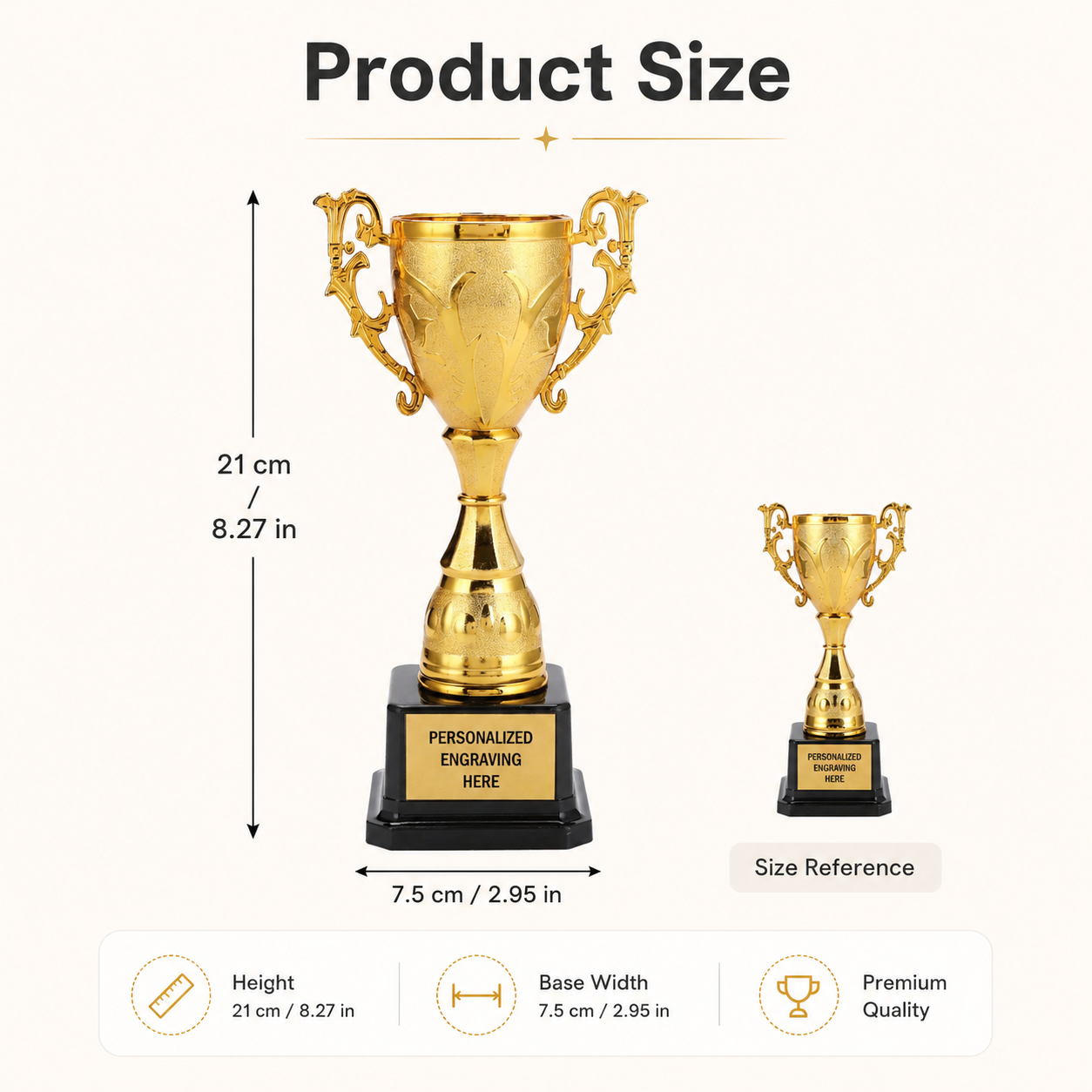 Custom Morning Glory Trophy