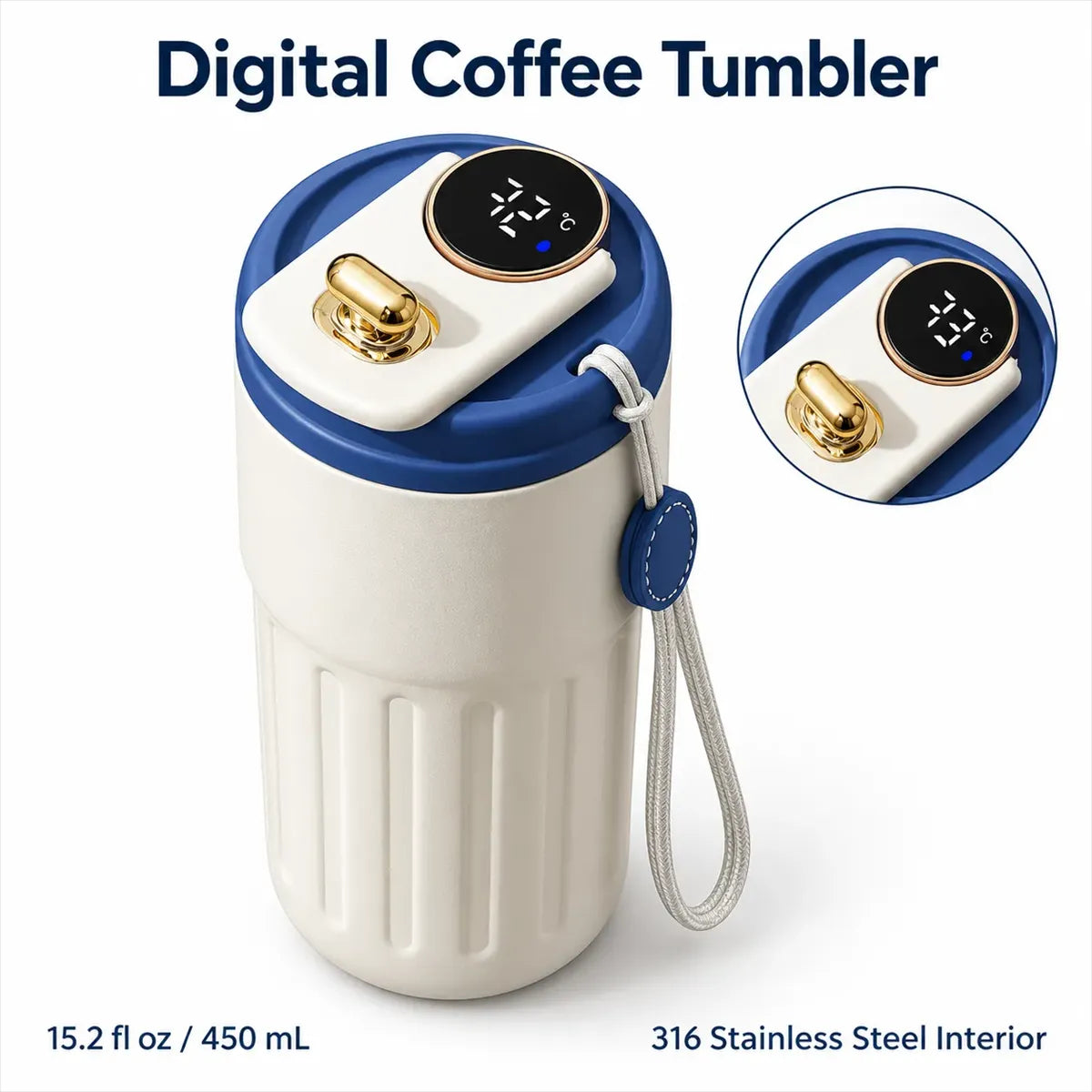 3Pcs Tumbler, Umbrella & Magnetic Power Bank Gift Set