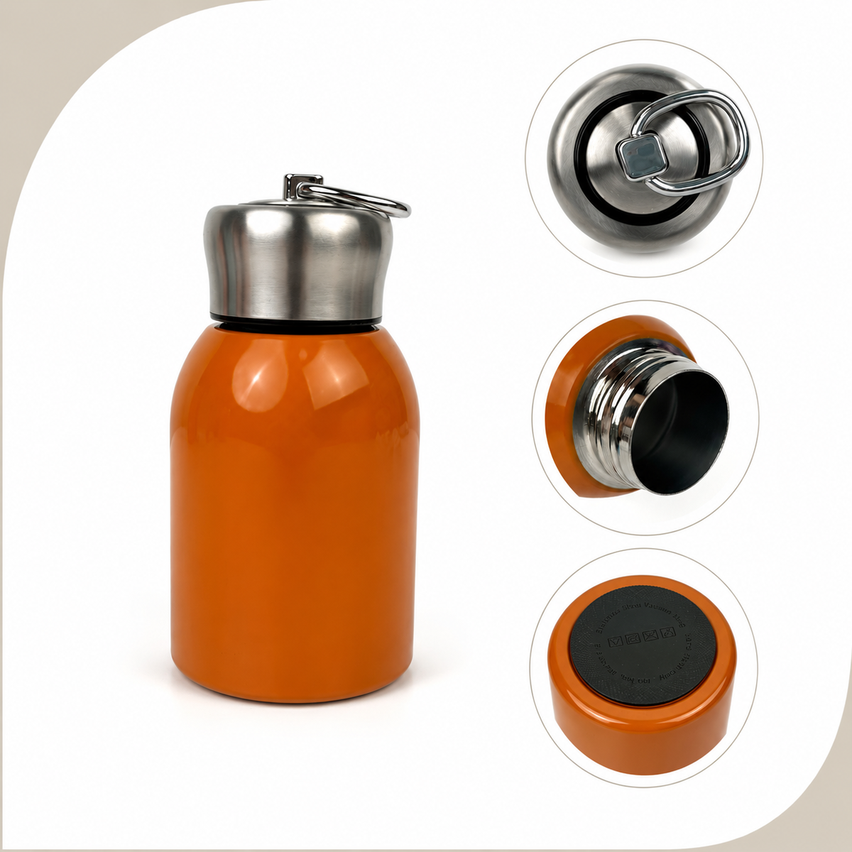 Custom 10oz Mini Bulb Stainless Steel Water Bottle