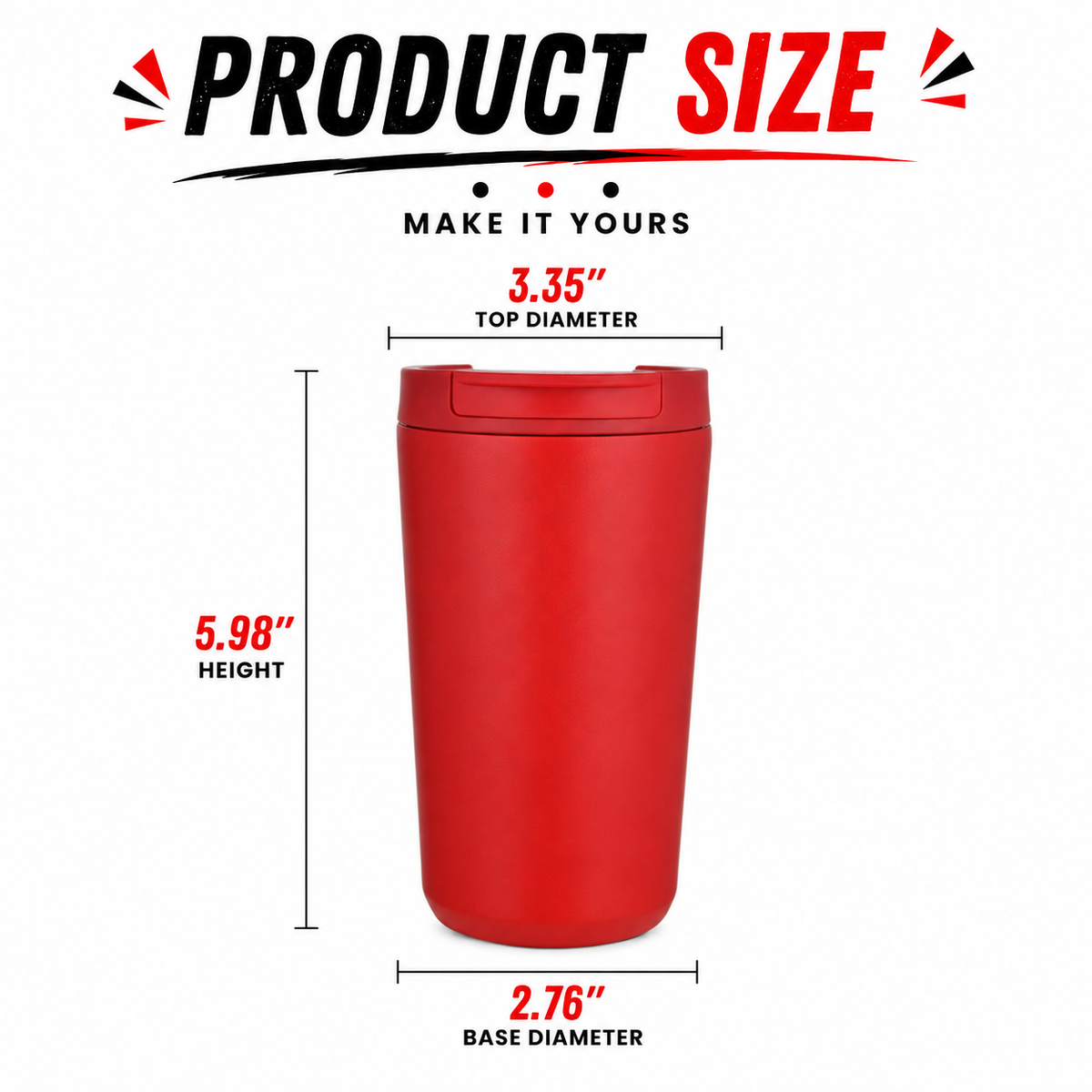 Custom Stainless Steel Coffee Tumbler 380ml