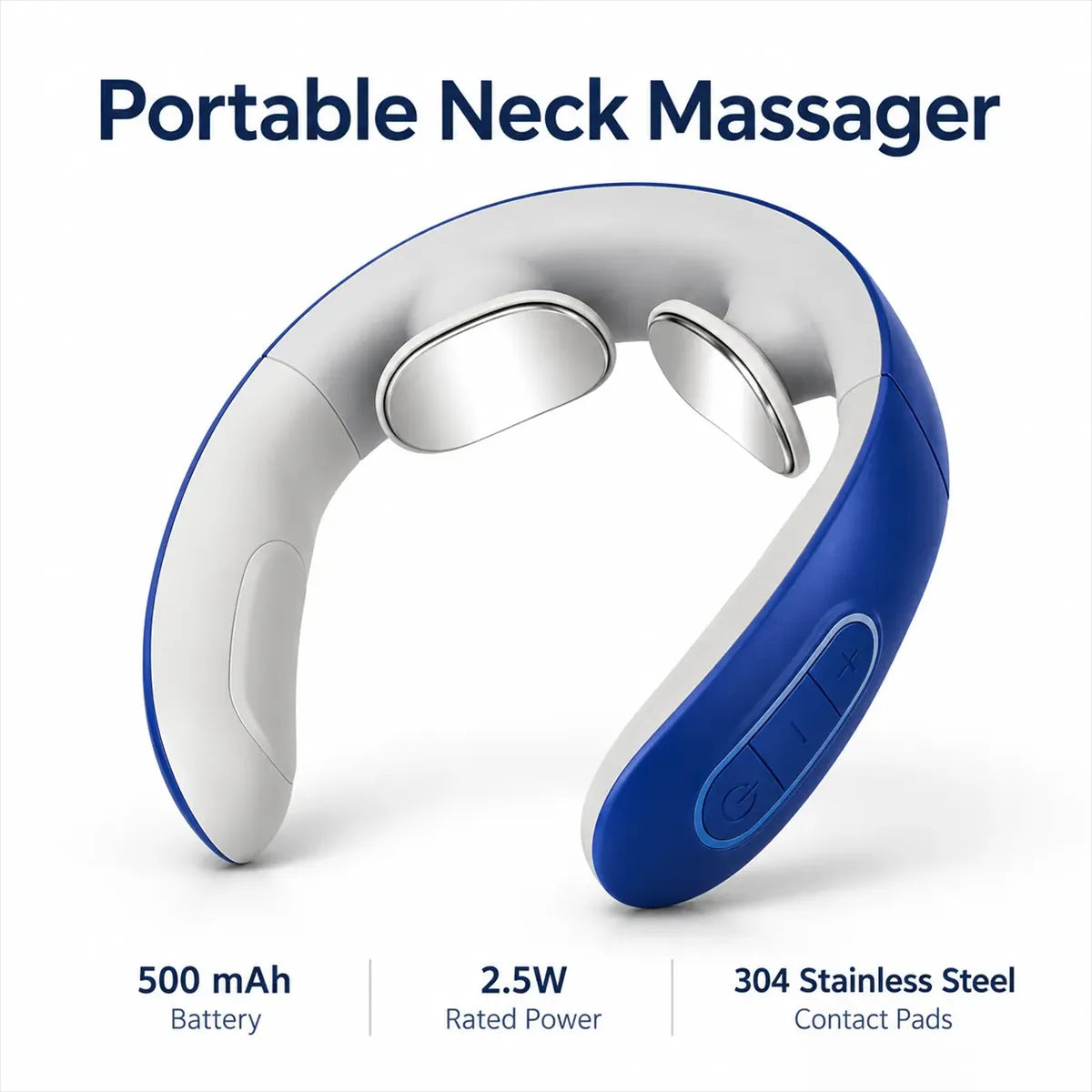 4Pcs Tumbler, Umbrella, Power Bank & Neck Massager Gift Set