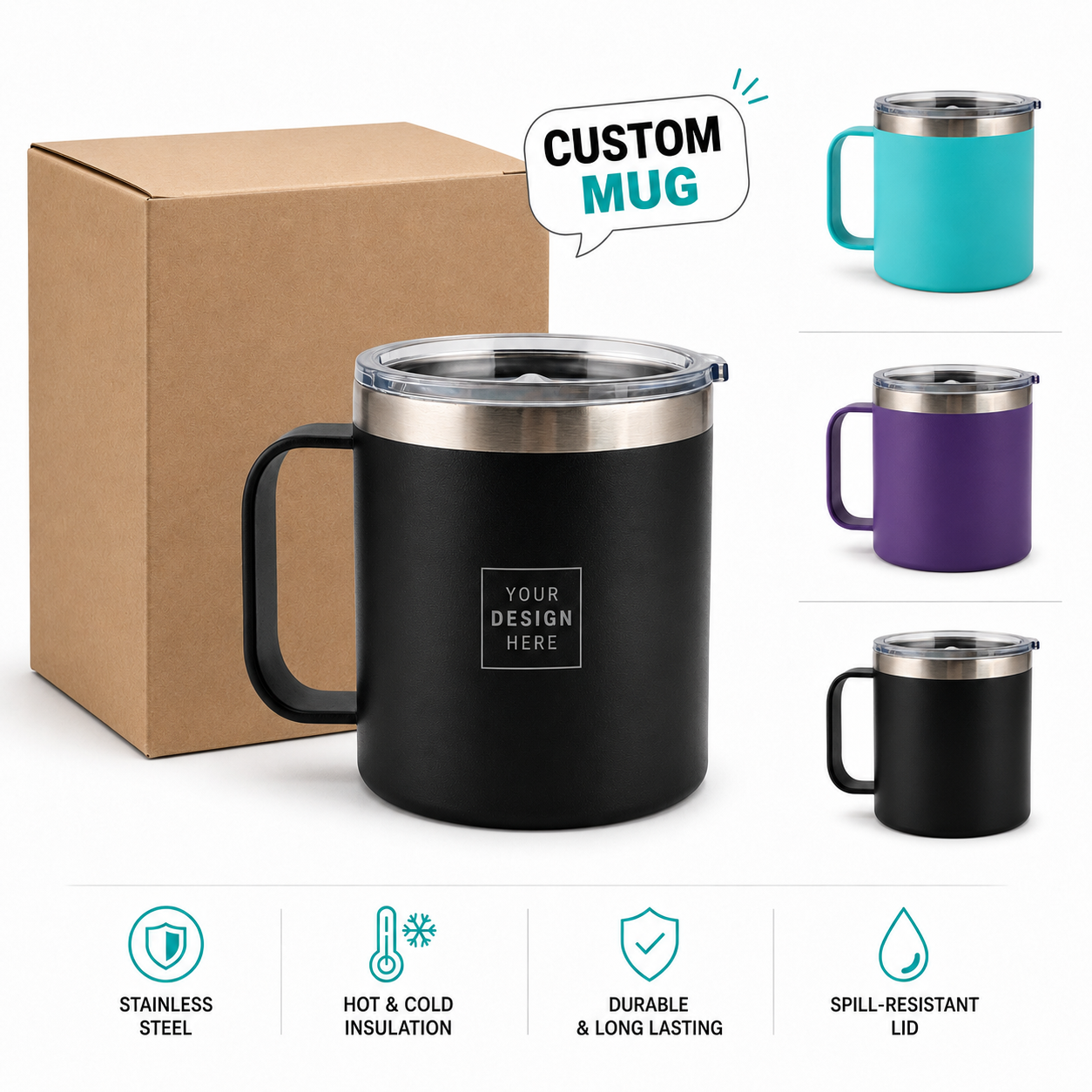 Custom 14oz Tumbler with Handle