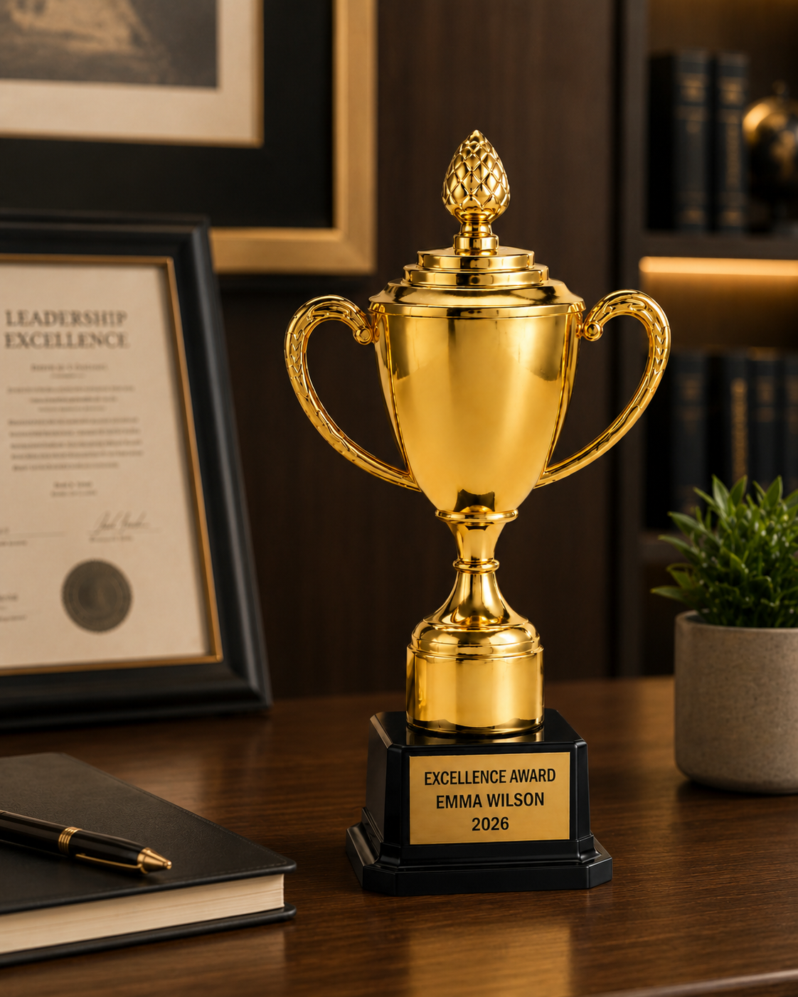 Custom Magnolia Trophy