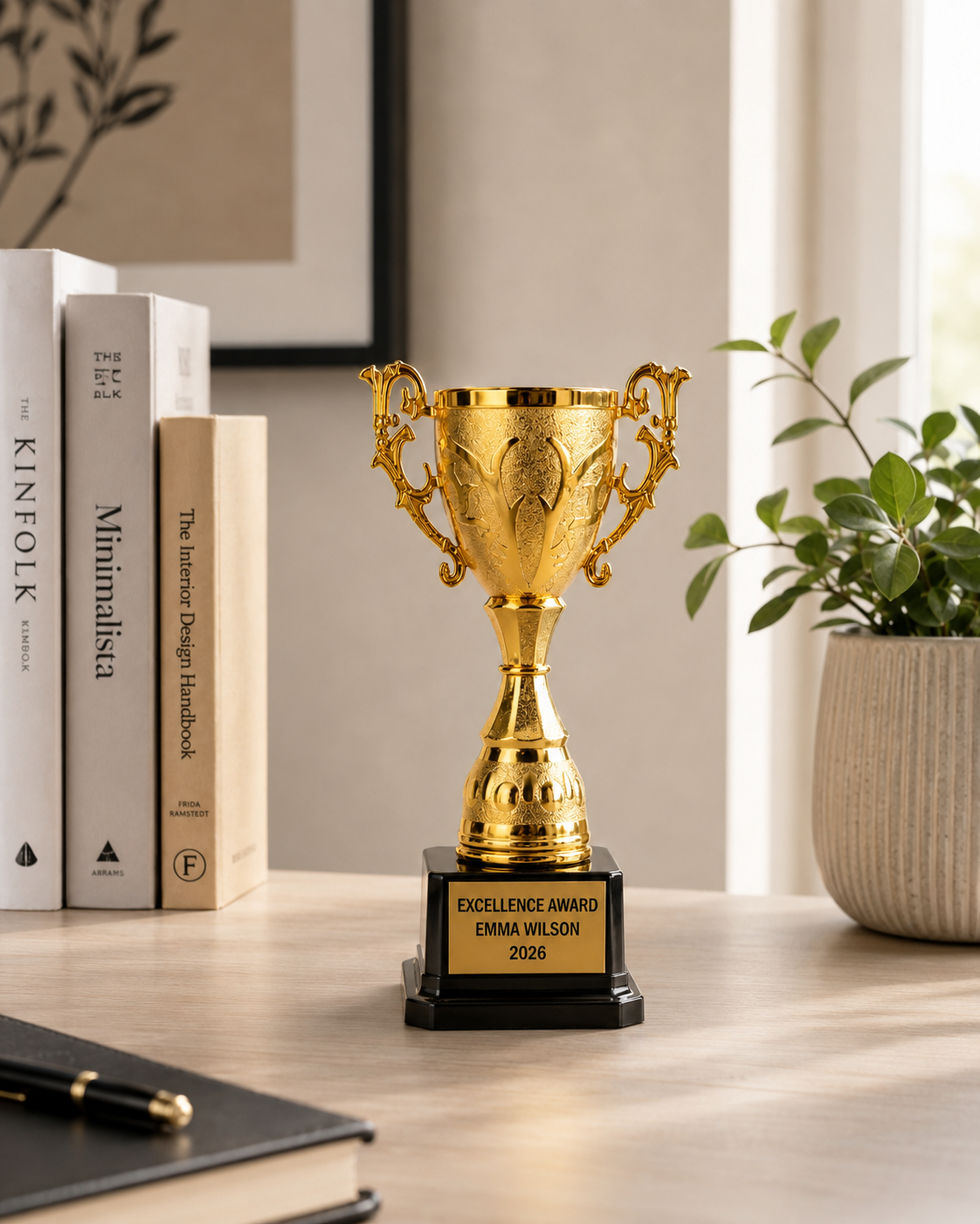 Custom Morning Glory Trophy