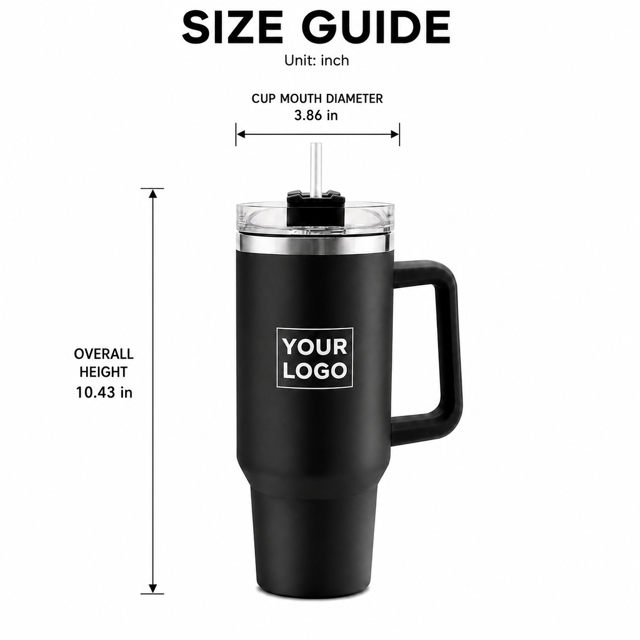 Custom 40oz Stainless Steel Tumbler