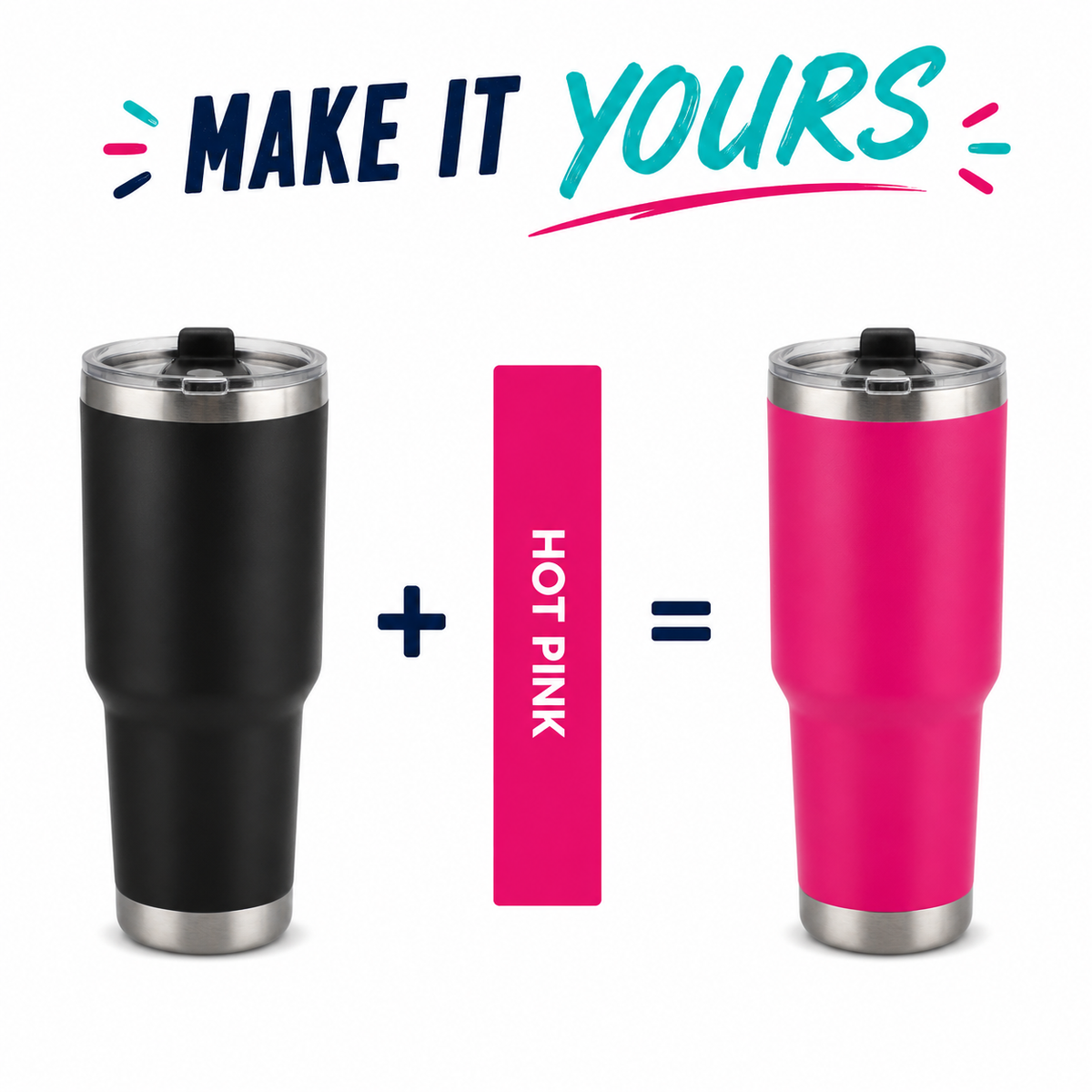 30oz Custom Stainless Steel Car Tumbler