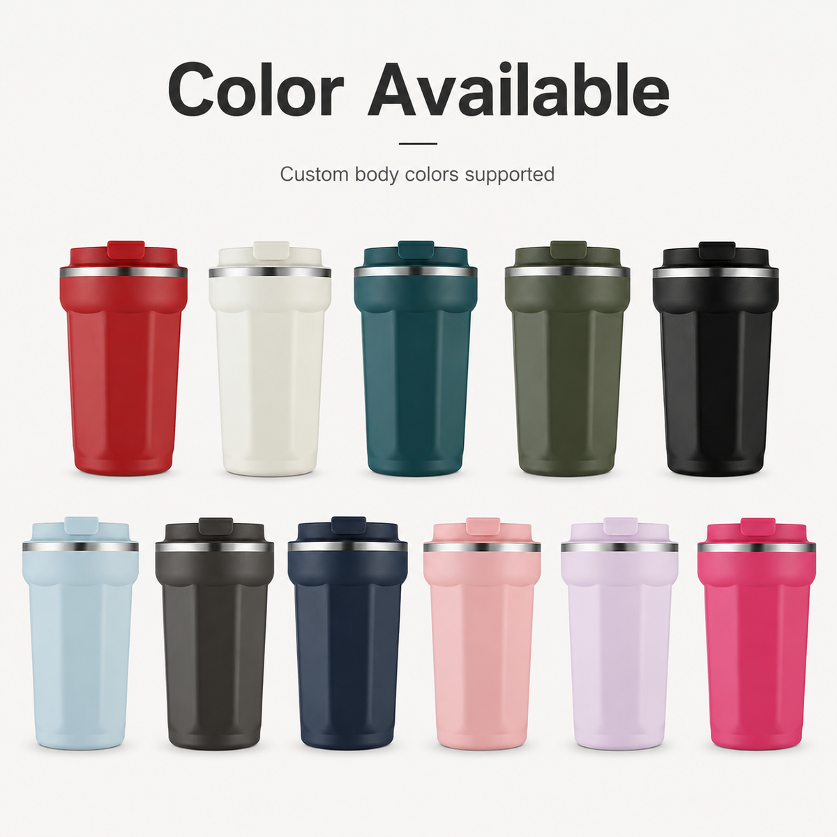 500ml Lanyard Stainless Steel Travel Coffee Mug