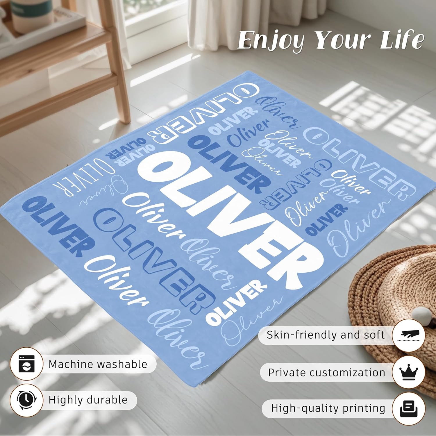 Custom Name Blanket