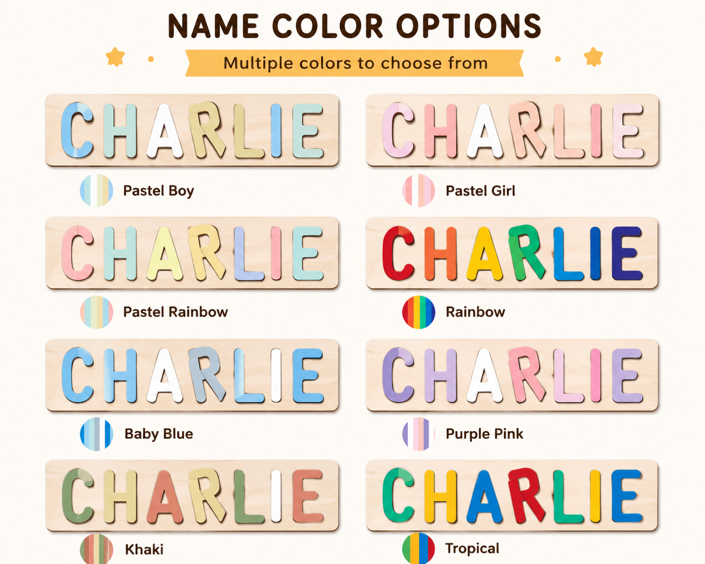 Custom Name Puzzle