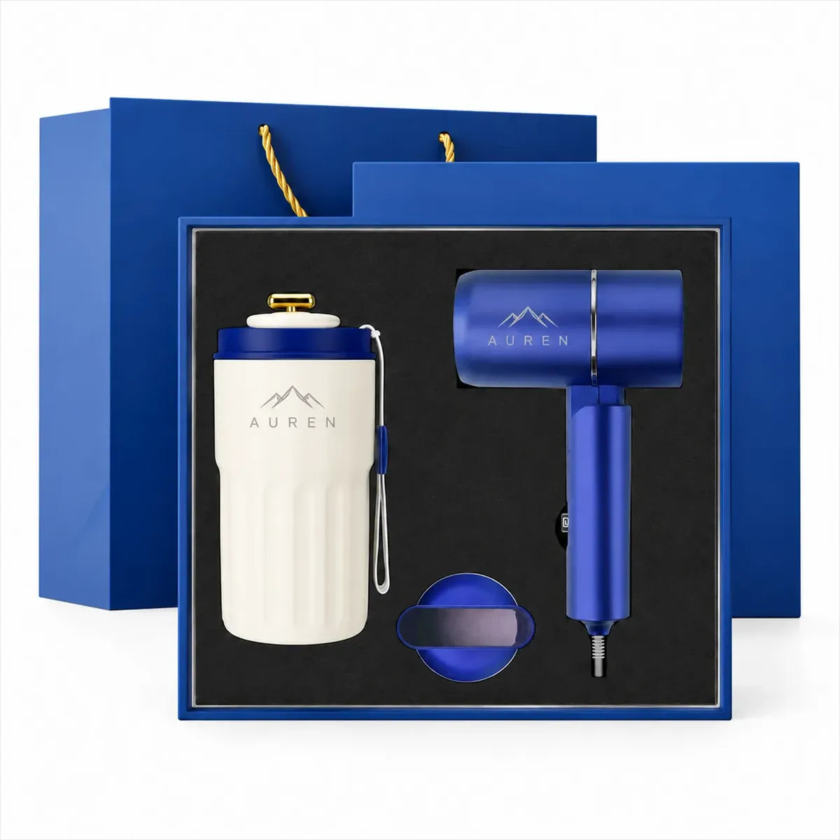 Custom Tumbler and Hair Dryer Gift Set