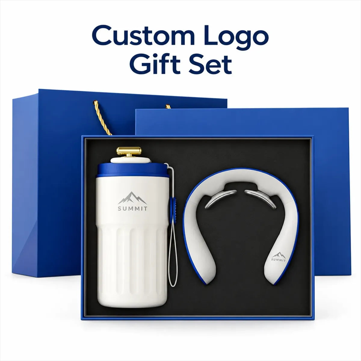 Digital Tumbler + Neck Massager Gift Set
