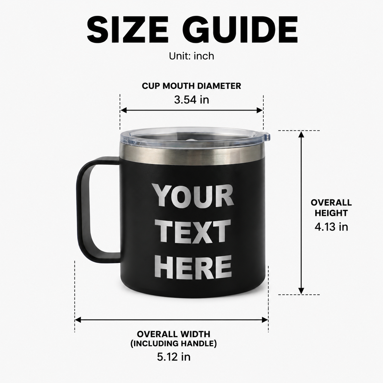 Custom 14oz Tumbler with Handle