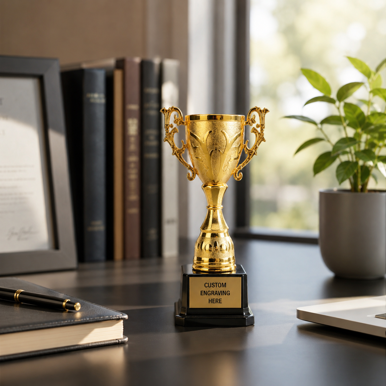 Custom Morning Glory Trophy