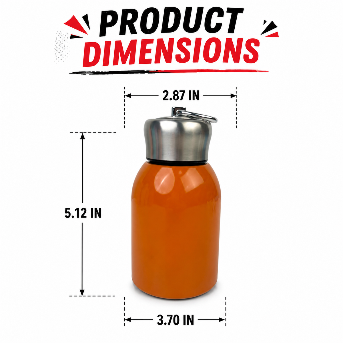 Custom 10oz Mini Bulb Stainless Steel Water Bottle