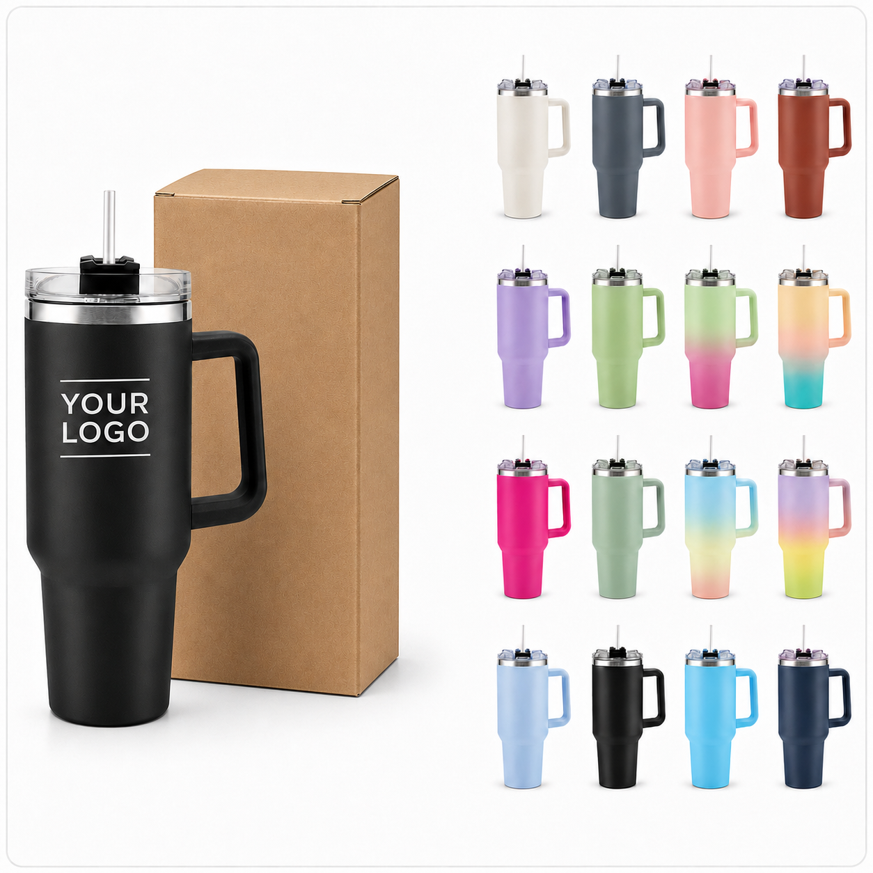 Custom 40oz Stainless Steel Tumbler