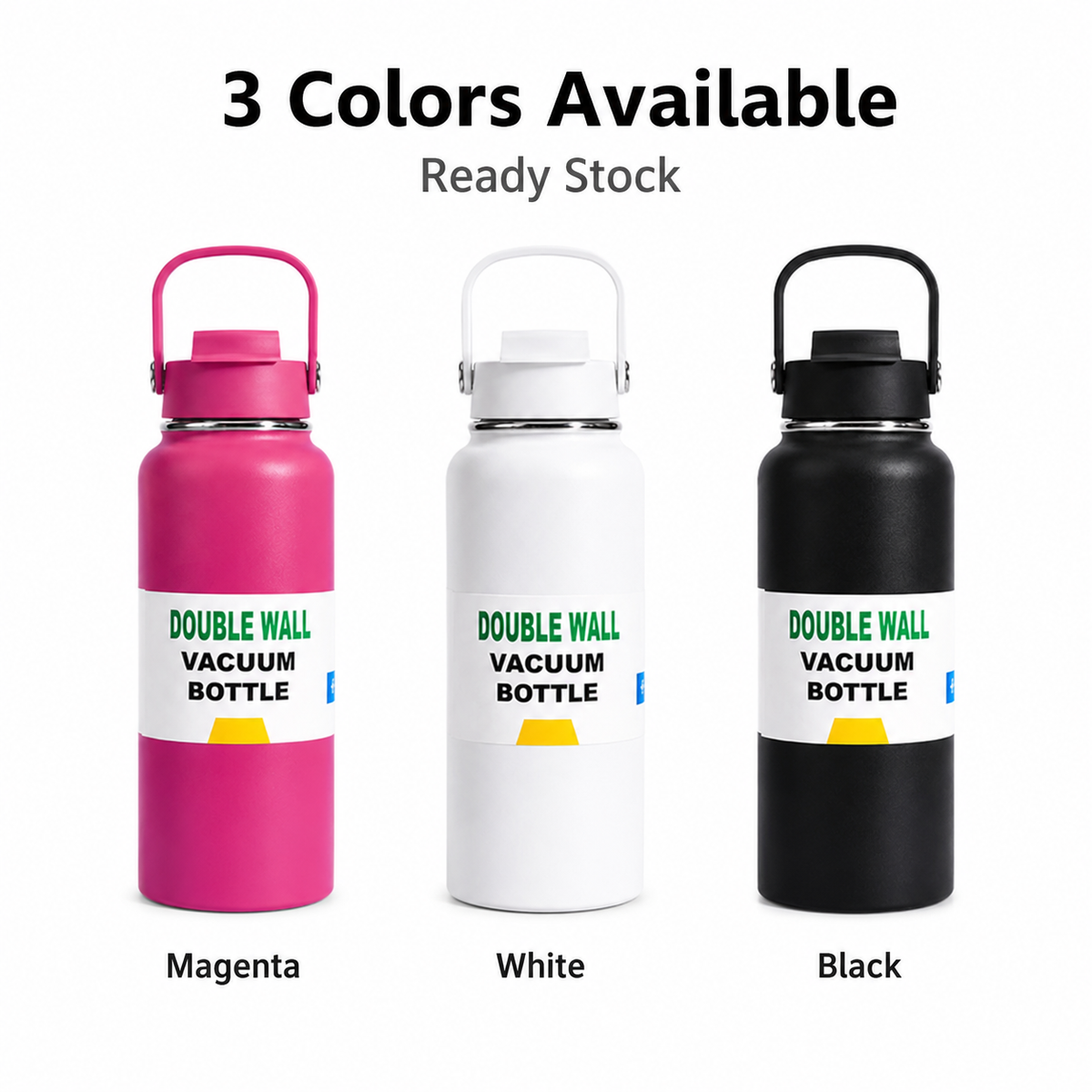 Custom Stainless Steel Sports Water Bottle 1000ml