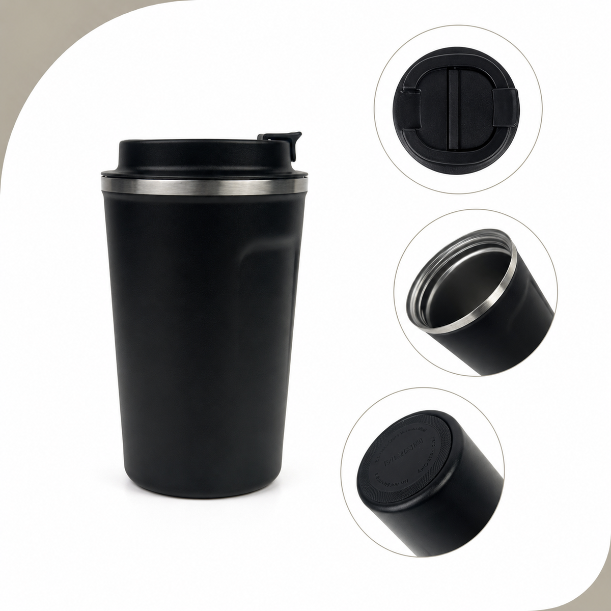 500ml Portable Stainless Steel Custom Logo Coffee Tumbler
