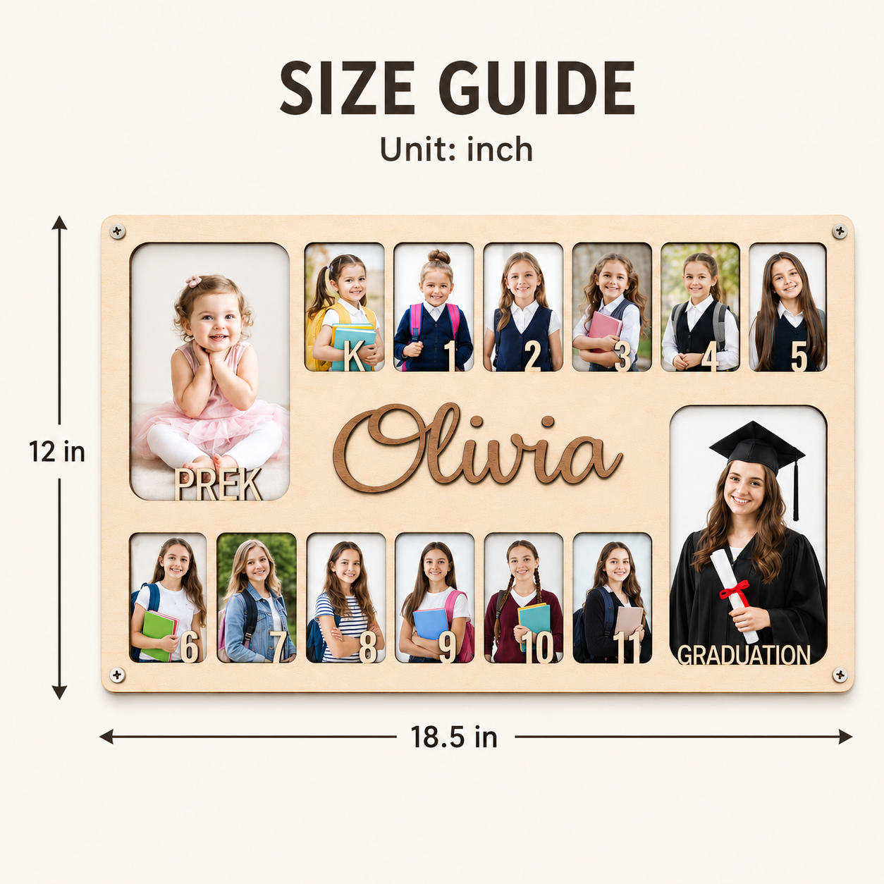 Custom Growth Photo Frame