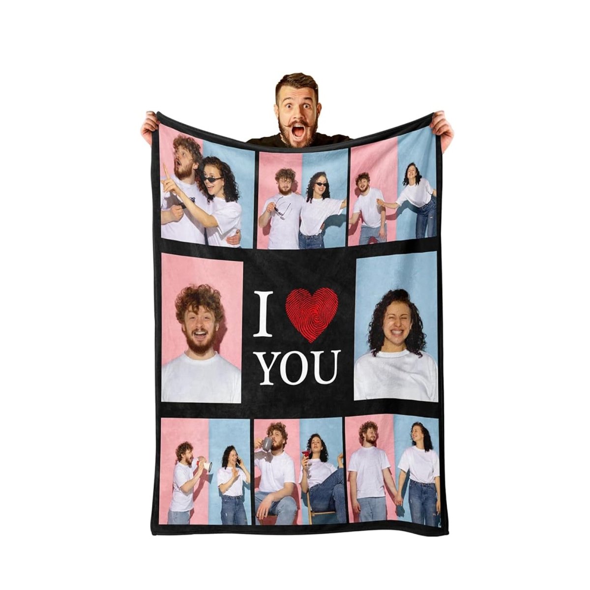 Personalized Blanket with Photos - Giftula