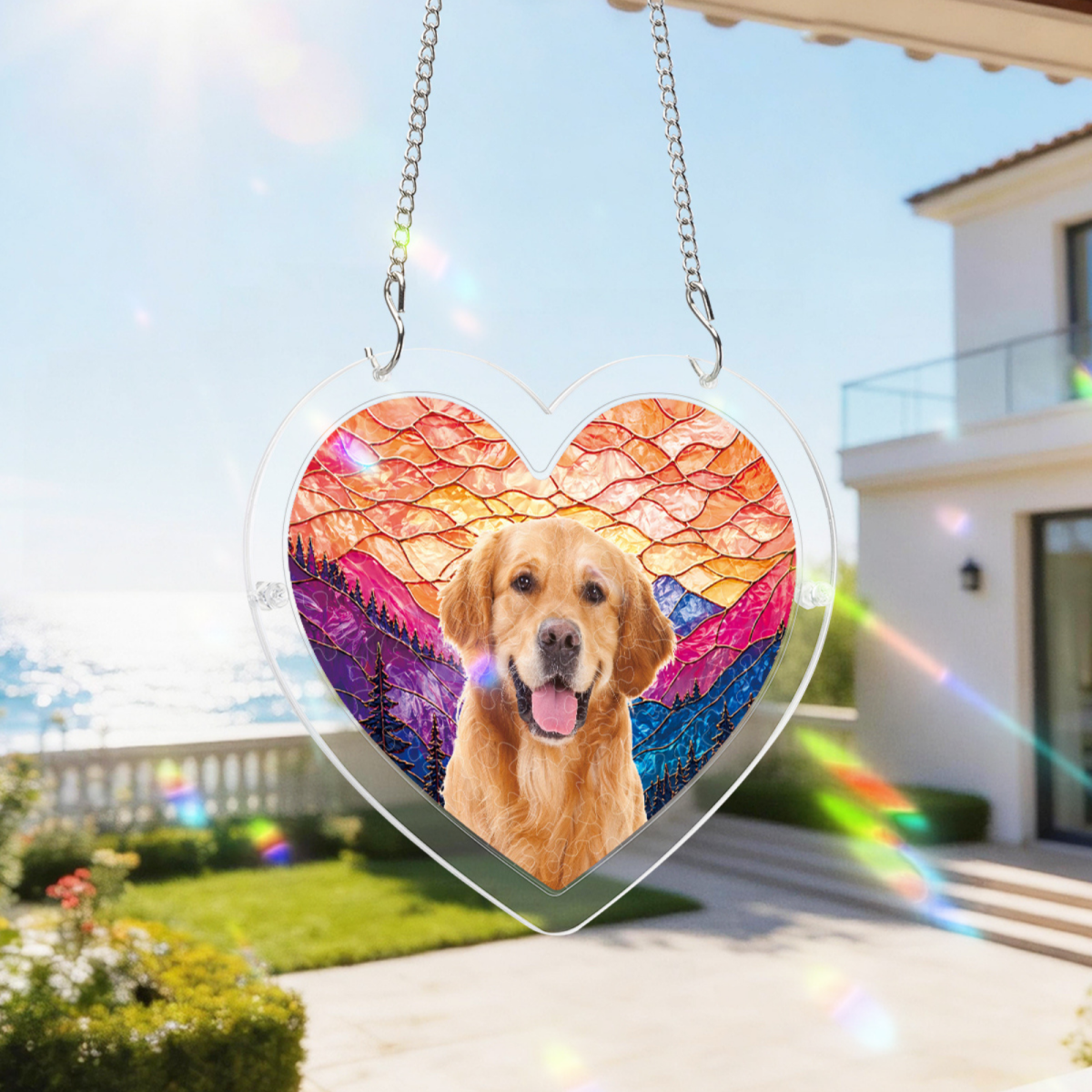 Personalized Heart Suncatcher - Giftula