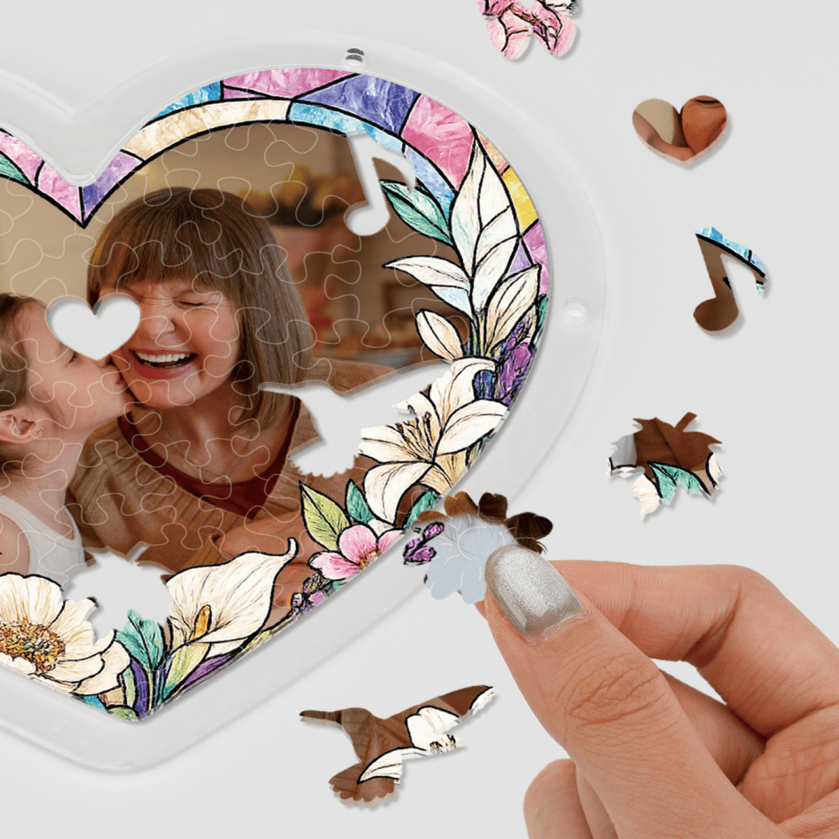 Personalized Heart Suncatcher - Giftula