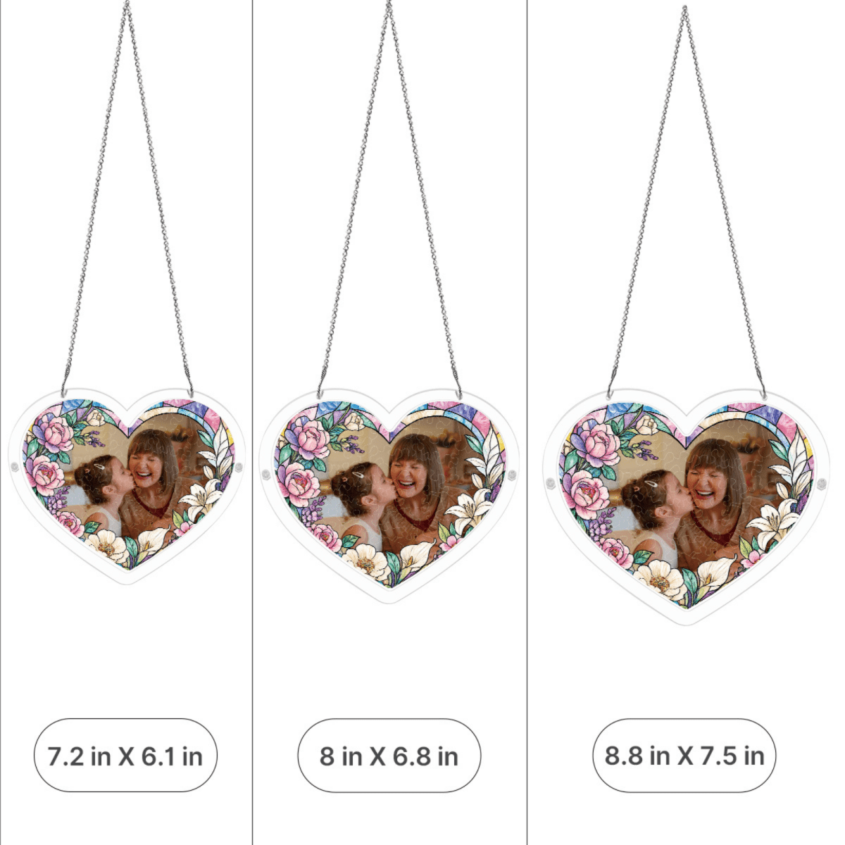 Personalized Heart Suncatcher - Giftula