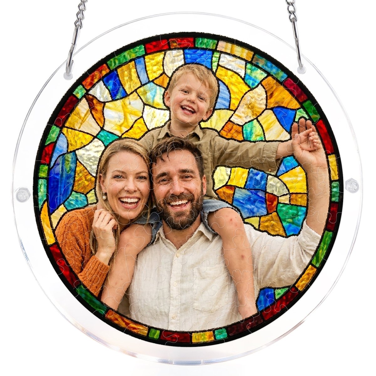 Personalized Round Suncatcher - Giftula