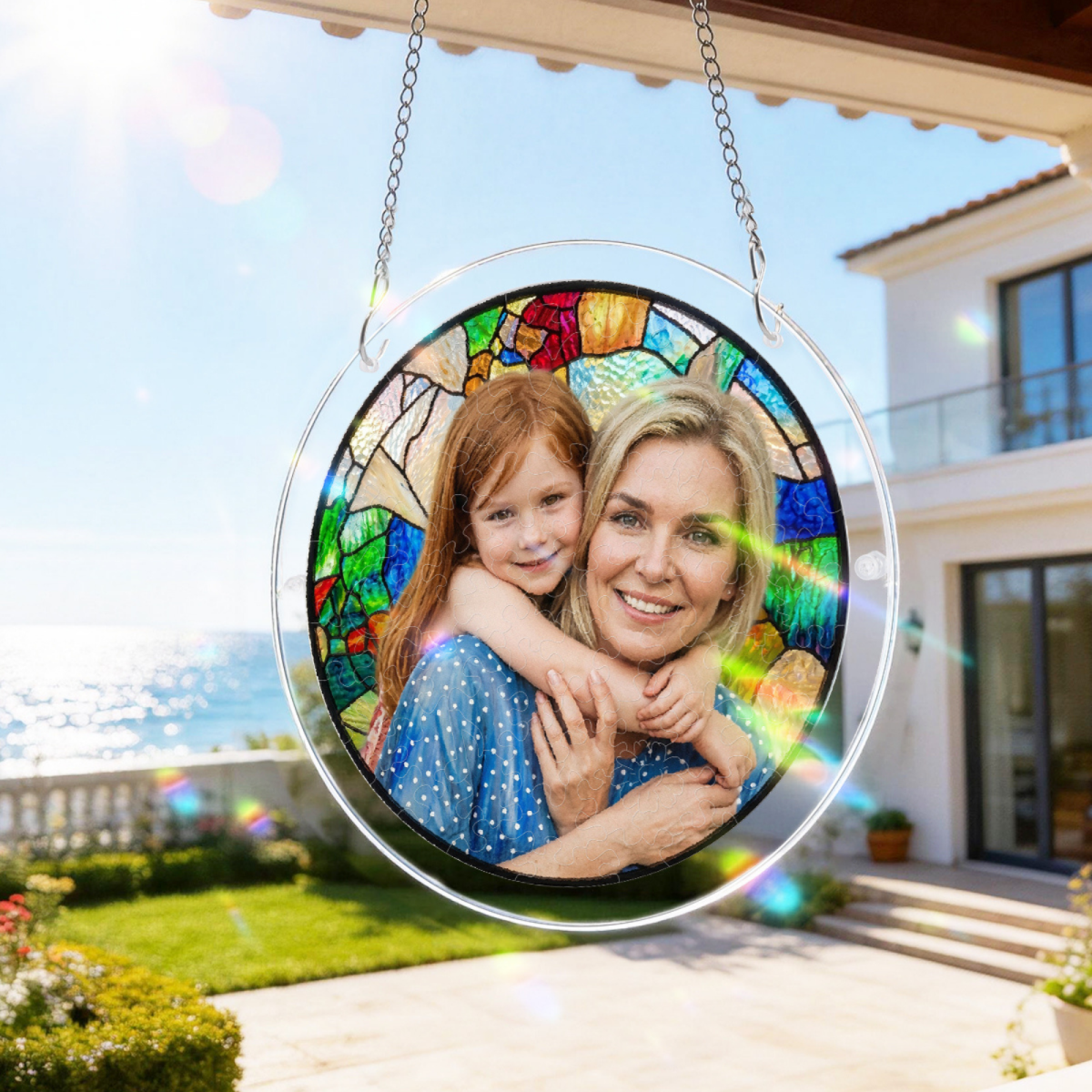 Personalized Round Suncatcher - Giftula