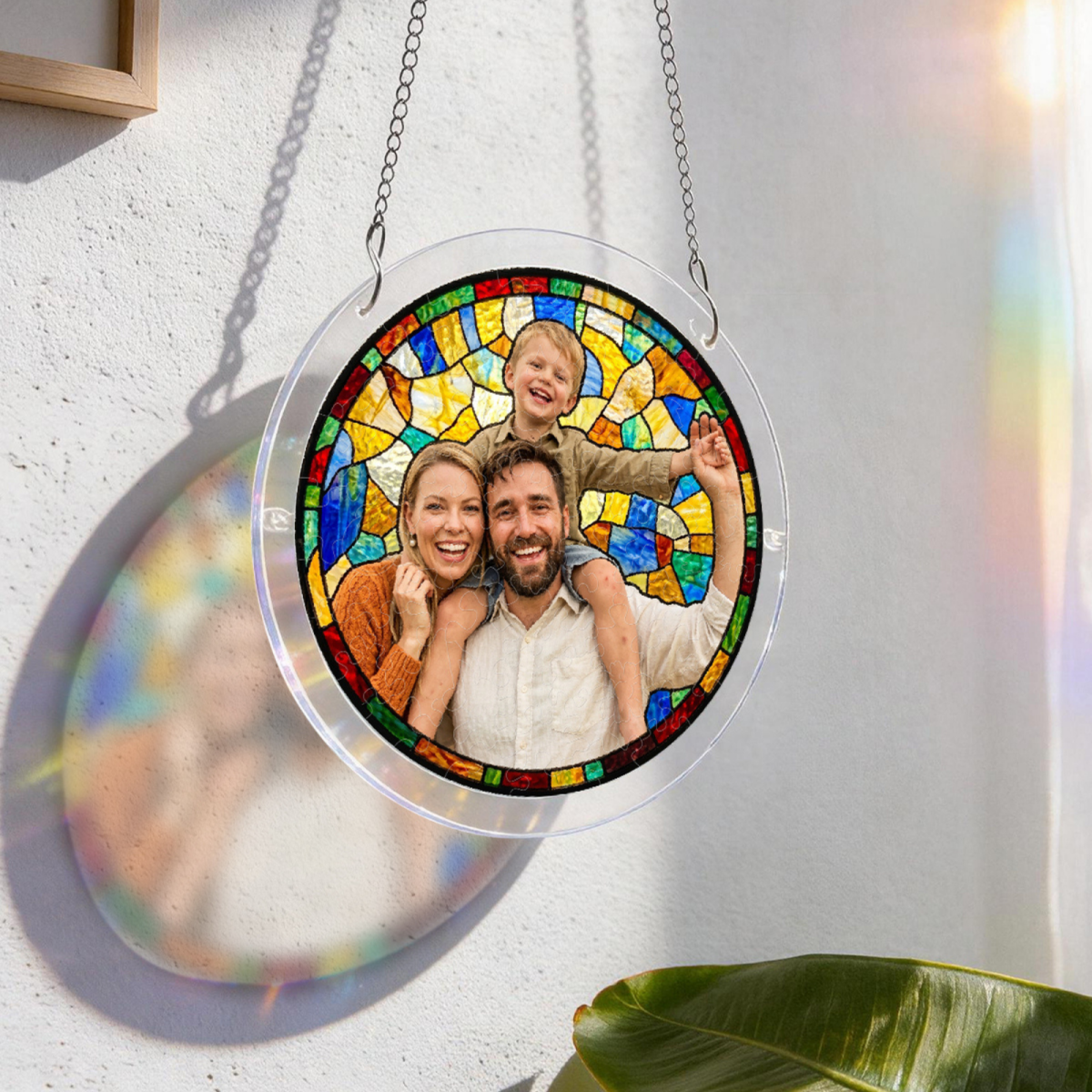Personalized Round Suncatcher - Giftula