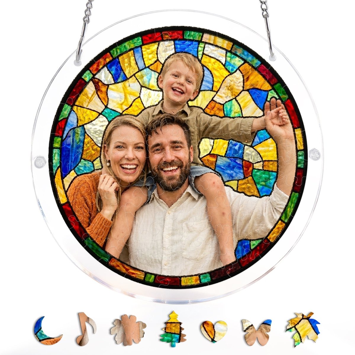 Personalized Round Suncatcher - Giftula