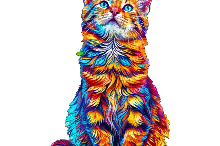 Puinen palapeli-Bengal Cat 2 66d18eeedbc9a
