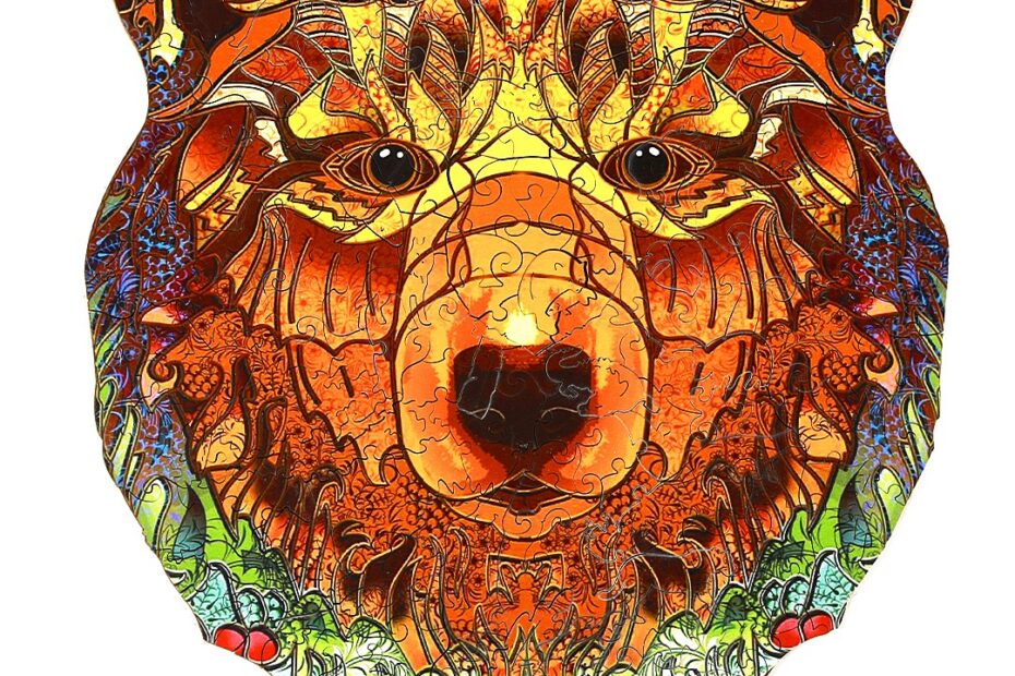 Puinen palapeli-BOLD BEAR 66d1b0709ff00