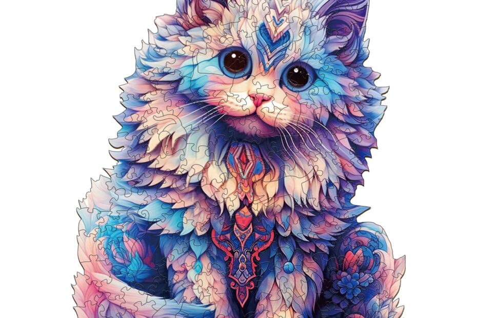 Puinen palapeli – söpö ragdoll-kissa 66d113379859e