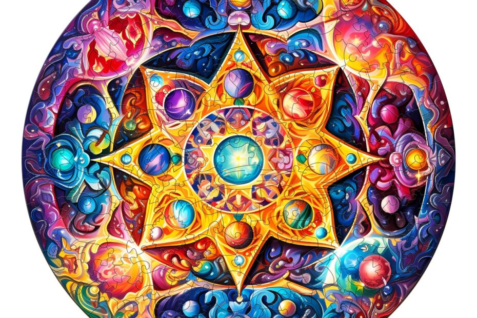 Puinen palapeli-Mandala Planet 66d199b4d55e3