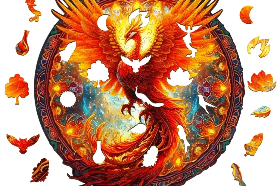 Päästä tulinen Majesteetti valloilleen: Phoenix-puisen palapelin kokoaminen 66e62e5839268