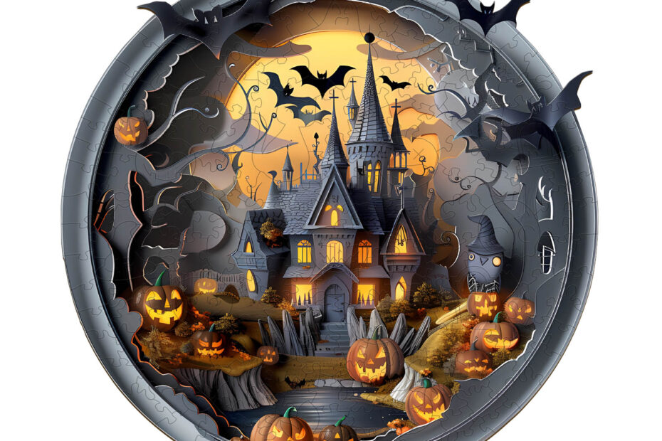 Puinen palapeli-3D Halloween Castle 3 66db7c6c5f16e