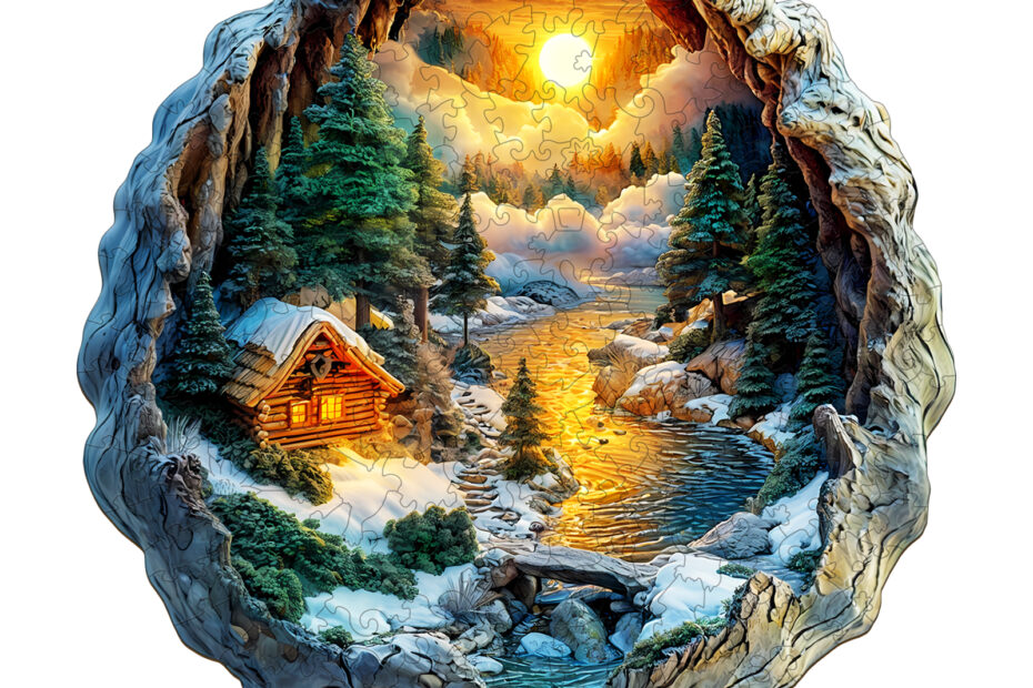 Puinen palapeli-3D-talvikuva 66e6861a150e8
