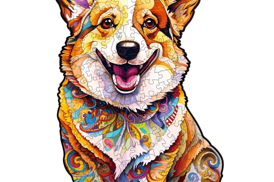 Puinen palapeli-CLEVER CORGI-3 66ea11a84e9eb