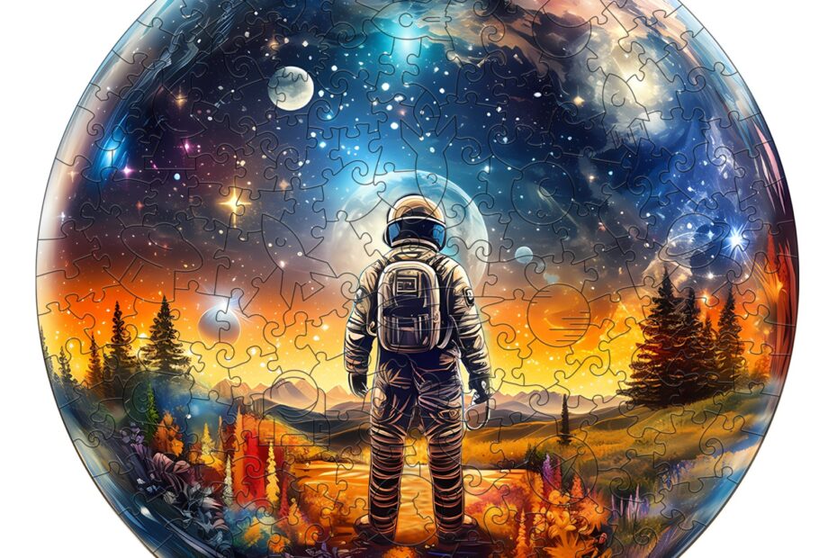 Puinen palapeli – Crystal Ball Astronaut 66d612472d2f7