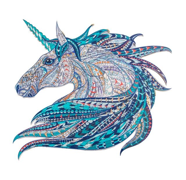 Puinen palapeli-DREAM UNICORN (Unelma-sarvikuono) 66d8f2aa3c703