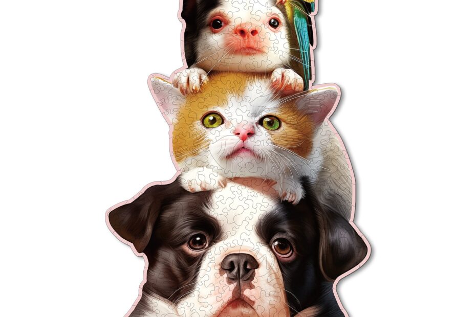 Puinen palapeli-Happy Cute Pet – Onnellinen söpö lemmikki 66d607a5d8eec