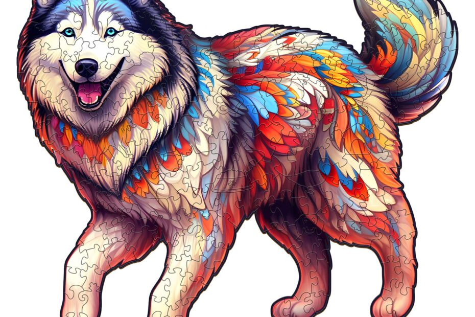 Puinen palapeli – Husky Dog 66e8dc28f369c