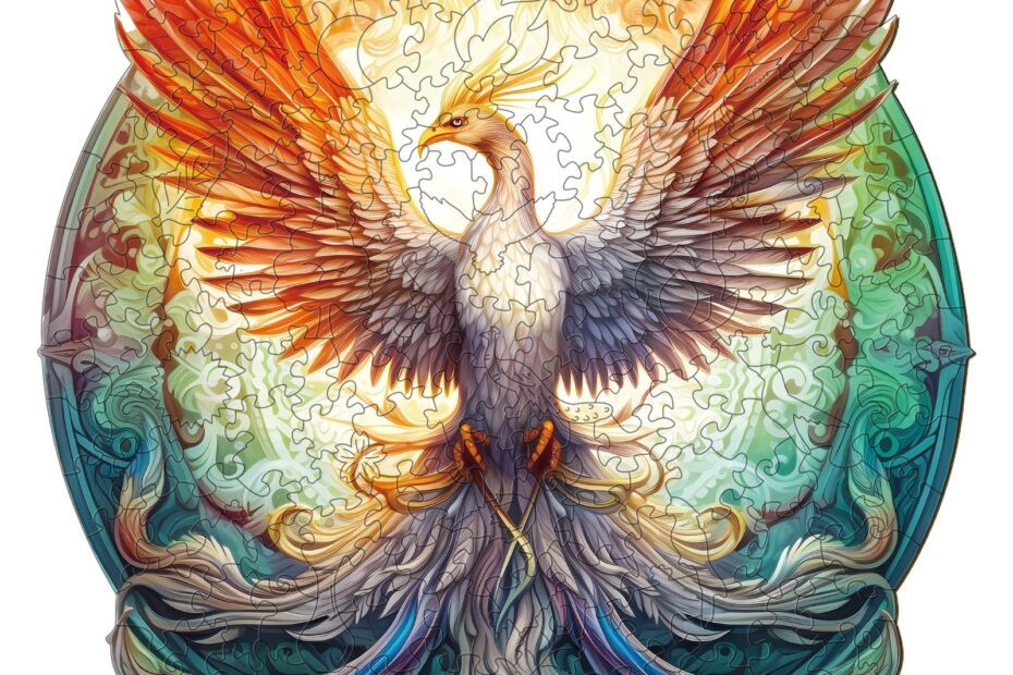 Puinen palapeli-Mysterious Phoenix-palapeli 66e01e5b95078