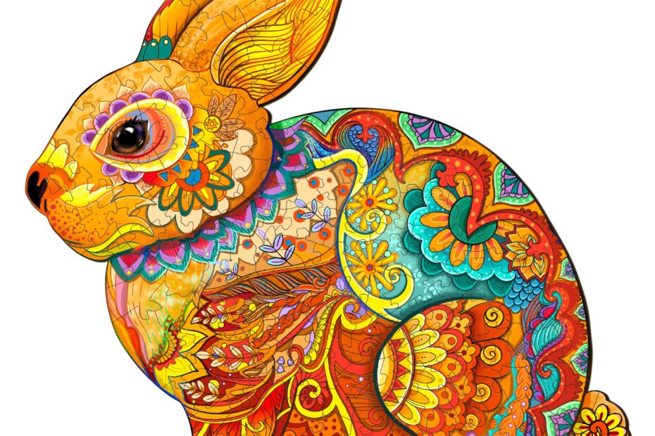 Puinen palapeli-LUCKY RABBIT (Onnekas jänis) 66d58223eee2d