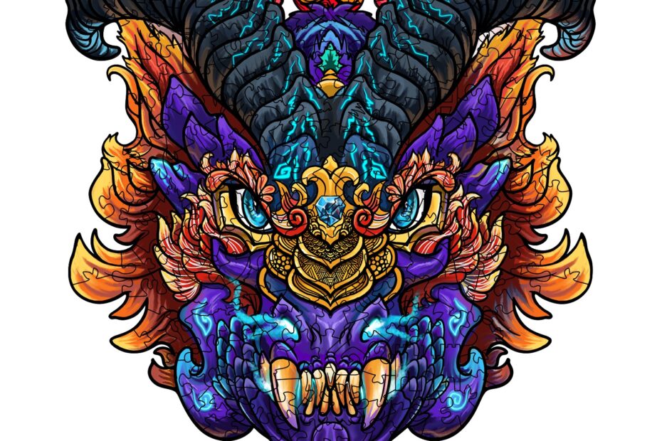 Puinen palapeli-MAGIC DRAGON-palapeli 66df5a90e05bc